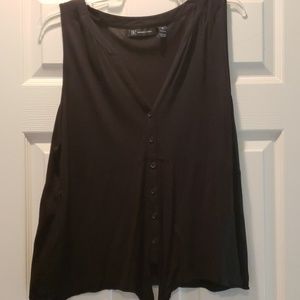 Button up tank top